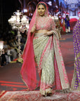 Gulnaar Ombré Saree Set