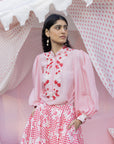 Masoom Gulabi Skirt Set