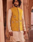 Marigold Nehru Jacket Set