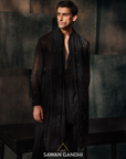 Black Swaroski Jaal Kurta