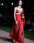 Surkh Laal Saree Set