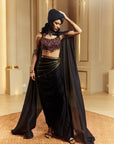 Drape Skirt Set