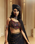 Drape Skirt Set
