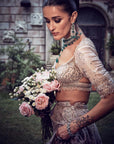 The Wanderlust Starlight Masai Lehenga