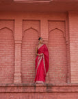 Classic Surkh Laal Saree Set