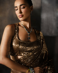 Golden Kashti Saree
