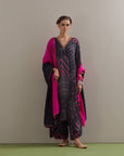 Kaftaan Kurta Set - Black