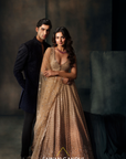 Golden Ombre Lehenga