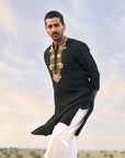 Classic Black Kurta Set