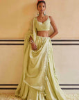 Pista Lehenga Set