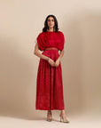 Waistbelt Dress - Red