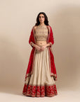 Classic Banarasi Lehenga Set - Gold