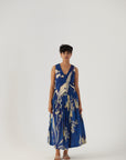 Chicory Blue Skirt Jacket Set