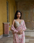 Pastel Pink Thread Work Saree