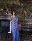 Mauve Sequin Saree