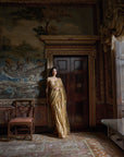 Antique Gold Crsytal Saree