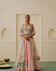 Asmira Lehenga Set - Soft Pink