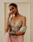 Asmira Lehenga Set - Soft Pink