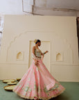 Asmira Lehenga Set - Soft Pink