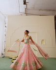 Asmira Lehenga Set - Soft Pink