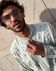 Parrot With Creeper Kurta Set