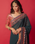 Mallika Sari with Blouse