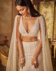 Nude Pearl Skirt Set