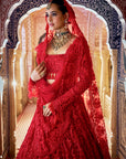 Red Lehenga Set