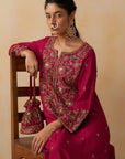 Hot Pink Kaftan Dress