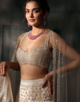 Ivory Fishcut Lehenga