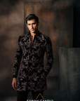Black Cutdana Embroidery Shewani