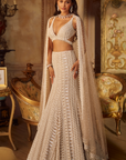 Nude Pearl Skirt Set