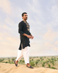 Classic Black Kurta Set