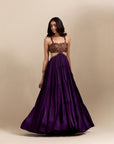 Ghagri Maxi - Purple