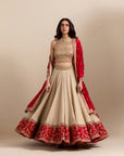 Classic Banarasi Lehenga Set - Gold