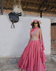 Banarasi Chanderi Silk Lehenga
