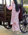 Masoom Gulabi Saree Set