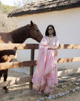 Masoom Gulaabi Alia Choga Set