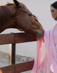Masoom Gulaabi Alia Choga Set
