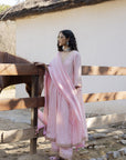 Masoom Gulaabi Alia Choga Set