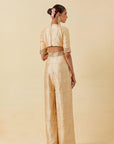 Buttercup Banarasi Silk Jumpsuit
