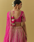 Pink Gota Pati Lehenga Set