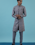 Grey Jungle Kurta
