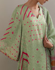 Kaftaan Kurta Set - Green