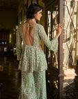 Sage Green Sharara Set