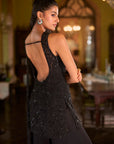 Black Sharara Set