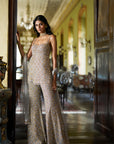 Silver Gold Crystal Pant Set
