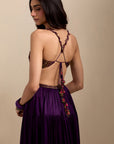Ghagri Maxi - Purple