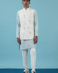 Ivory Jungle Nehru Jacket