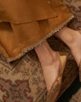 Mustard Kaftan With Palazzo Set